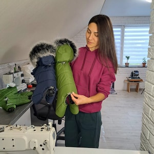 Hunde Winterkleidung - Overall - Schneeanzug - Hunde Ganzkörperanzug - Passgenauer Overall mit hohem Kragen für italienisches Windspiel