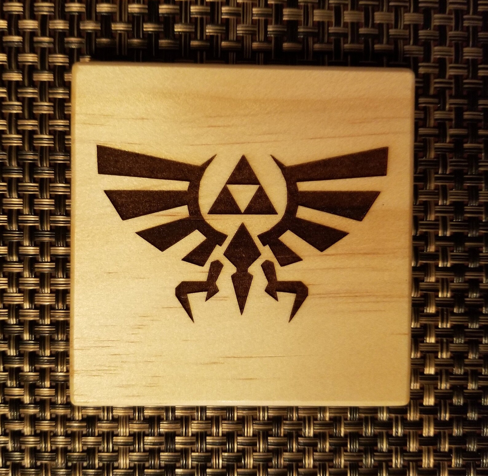 Zelda Coaster Set wood handmade engraved laser etched wooden Etsy