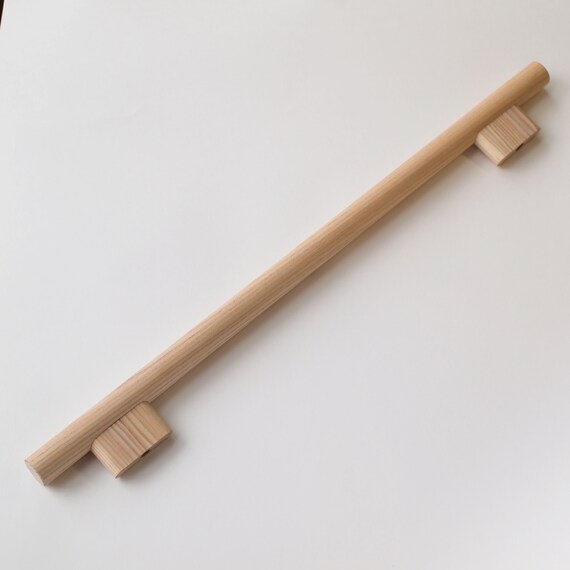 Long wooden wardrobe handles wooden drawer pulls furniture Etsy