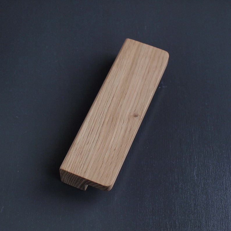 Solid wood pulls wood drawer pulls wooden Etsy