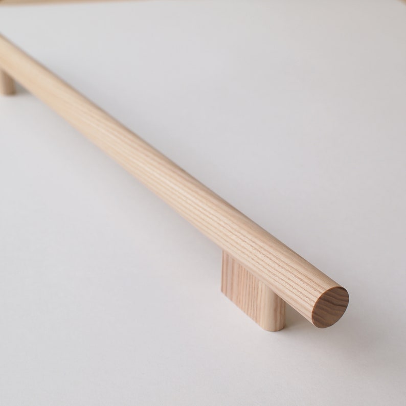 Long wooden wardrobe handles wooden drawer pulls furniture Etsy