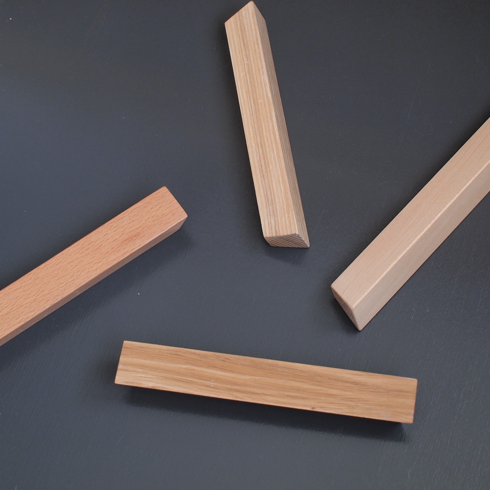 Solid wood handles design pulls wooden Etsy