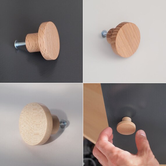 Solid Wood Cabinet Knob Cabinet Pulls Wardrobe Knob Wooden Pulls Solid Wood Cabinet Handles
