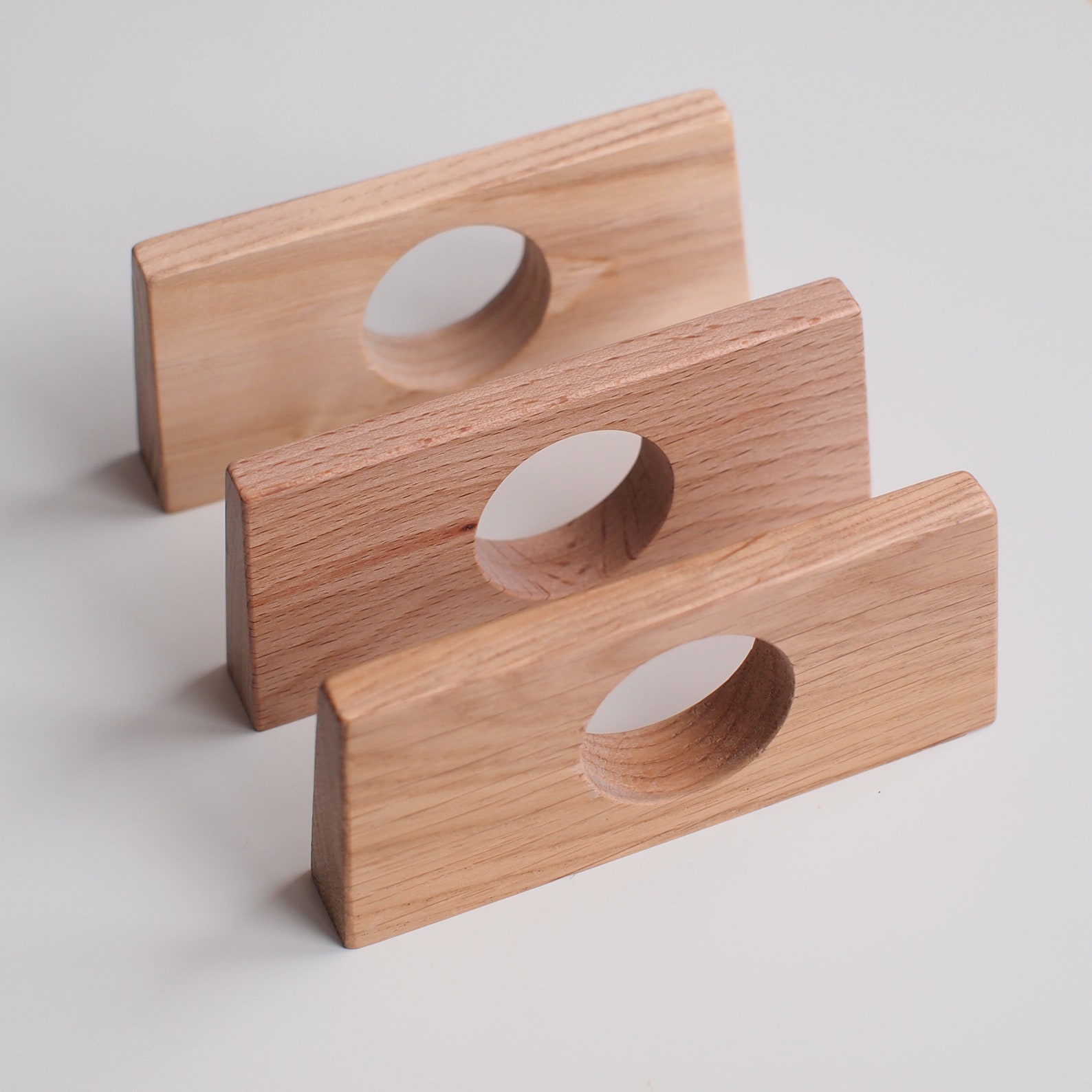 Solid wood design handles pulls wooden Etsy