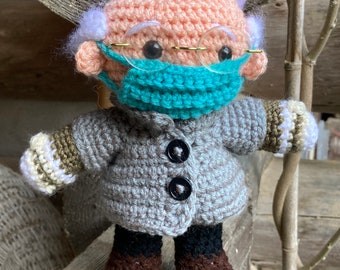 Bernie Doll with Mittens