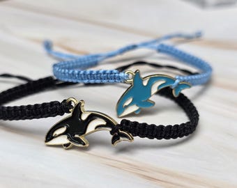 35 Colours, Orca Bracelet, Ocean Sea Life Animal Lover