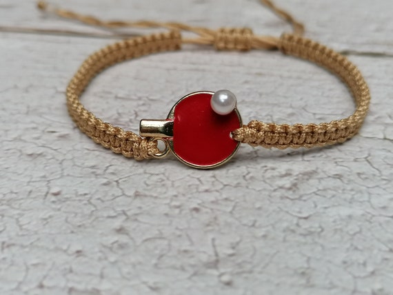 35 Colours, Table Tennis Bracelet, Sports Bracelet, Great Gift, Best Friends Gift, Ping Pong Bracelet