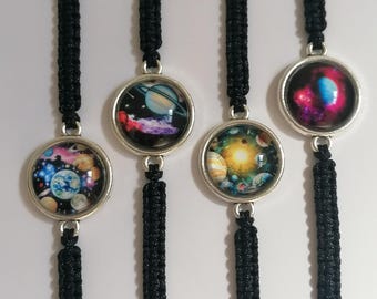 35 Colours, Space Bracelet, Science Teacher gift, Planet Bracelet, Space, Science Gift, Celestial Gift (A-88)