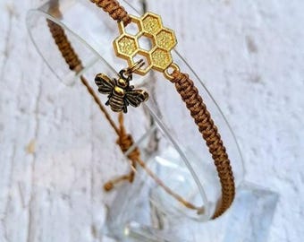 34 Colours, Honey Bee Bracelet, Bee Bracelet, Bee Friendship, Honey Bee, Cute Modern Bracelet, Bumblebee Bracelet, Bee Happy.