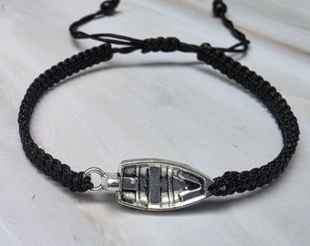 35 Colours, Rowing Boat Bracelet, Rowing Gift, Boat Lover Gift, Rower Gift, Rowing Jewelry, Sports Bracelet, Water Sports Gift