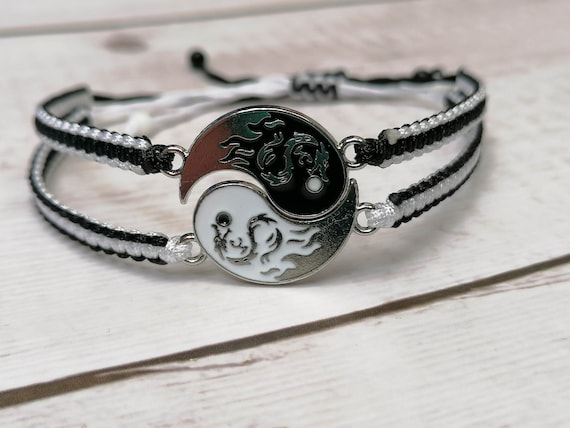 Yin yang bff bracelet discount