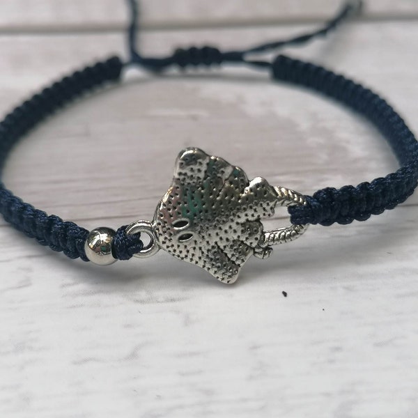 31 Colours, Stingray bracelet, Stingray Fish Bracelet, Stingray Jewellery, Marine Biology Gift, Nautical Bracelet, Best Friend Ocean Gift