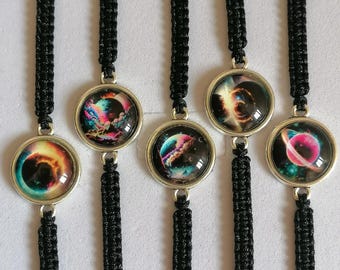 35 Colours, Space Bracelet, Science Teacher gift, Planet Bracelet, Space, Science Gift, Celestial Gift (A-86)
