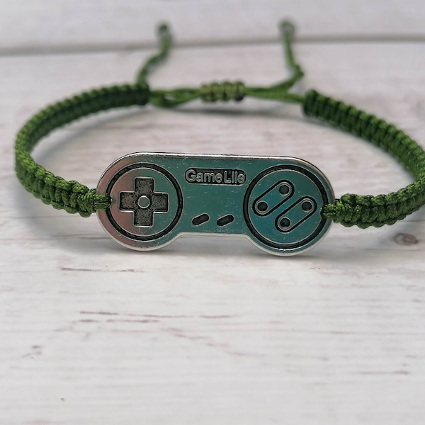 31 Colours, Game Controller Bracelet, Gamer Bracelet, Vintage Style Bracelet, Best Friend Bracelet, Gamer Birthday Gift, Gaming Lover