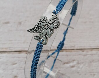 35 Colours, Guardian Angel Bracelet, Guardian Angel Remembrance Bracelet, Make A Wish Jewellery, Adjustable Bracelet