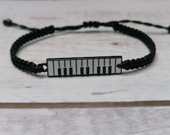 35 Colours, Piano Bracelet, Piano Player Gifts, Music Themed Gifts, Piano Lover Gifts, Piano Teacher Gift, Pianist Jewellery, Piano