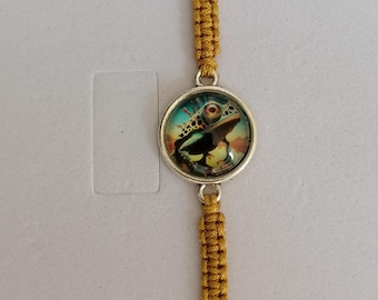 35 Farben, Frosch Armband, Bester Freund Geschenk, Kröte Schmuck, Frosch Geschenk, Kröte Armband (A-18)