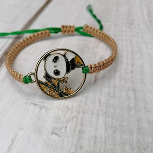 Panda Armband, Panda Bär Armband, Wildlife Armband, Panda Geschenk, Panda-Liebhaber