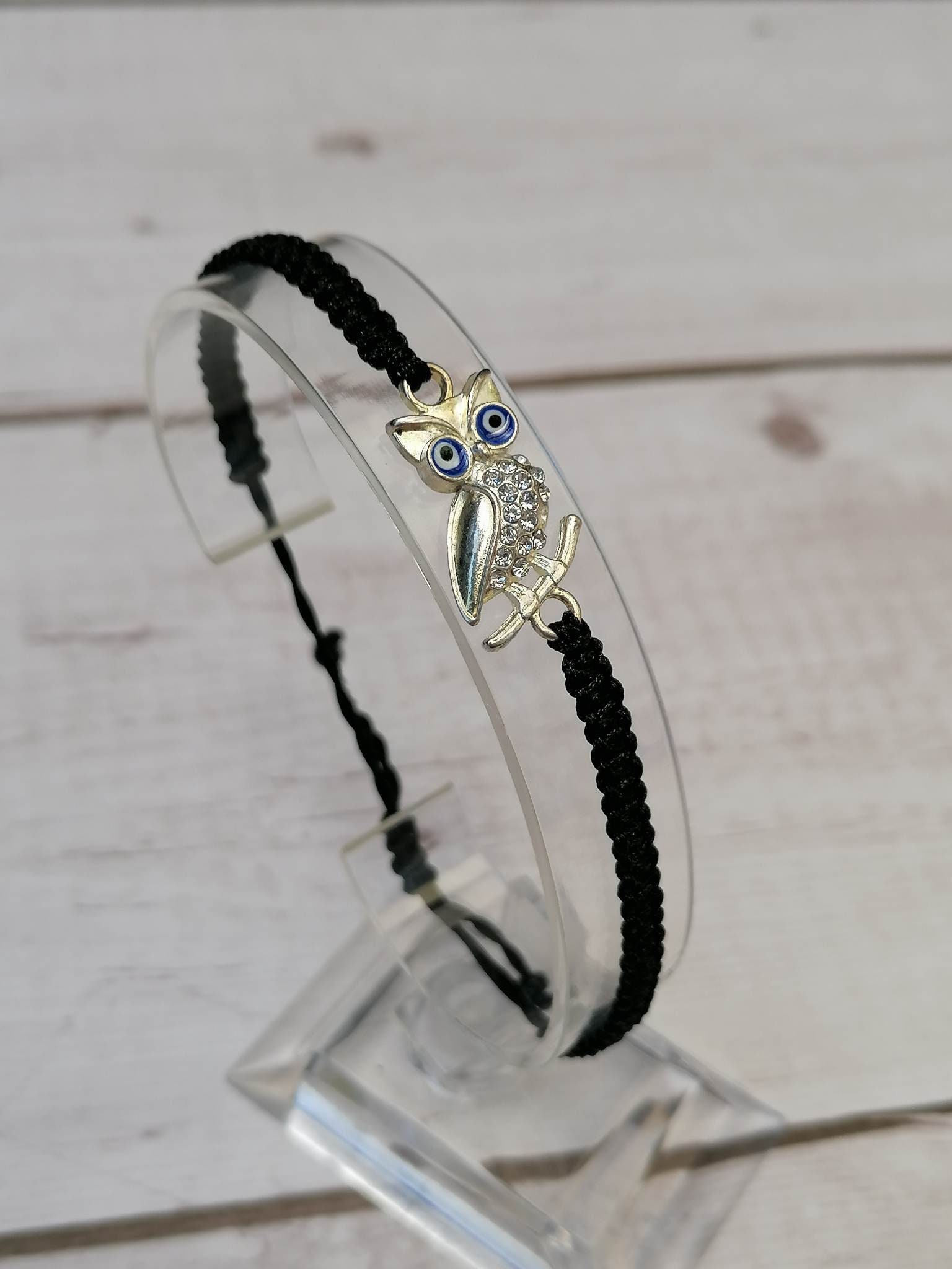 34 Colours, Owl Evil Eye Bracelet, Owl Jewellery, Friend Gift, Owl Lover Gift