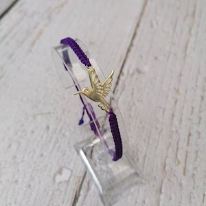 34 Colours, Gold Colour Hummingbird Bracelet, Humming Bird Gift, Hummingbird Wish Bracelet, Jewellery For Women, Hummingbird Gift