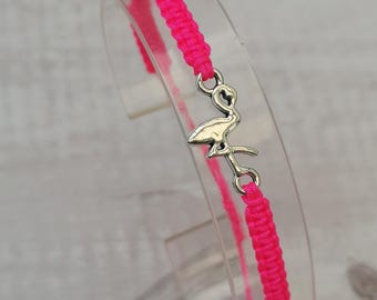 35 Colours, Flamingo, Friendship Bracelet, Best Friend Gift, Flamingo wish Bracelet,  Flamingo Present.