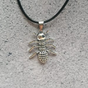Collar de hormiga, collar de hormiga guerrera, colgante de insecto, colgante de insecto