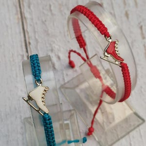 35 Colours, Ice Skating Bracelet, Figure Skating Bracelet, Ice Skates Bracelet, Great Gift, Small Ice Skating.