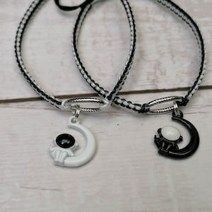 Armband maanastronaut, vriendschapsarmband, armband beste vriend, cadeau