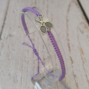 34 kleuren, armband tennisracket, armband tennisspeler, tennisbal, cadeau tennisspeler, cadeau voor tennissers, armband tenniscoach.
