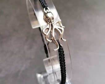 35 Colours, Octopus Bracelet, Squid Bracelet, Wish Bracelet, Kraken Bracelet, Adjustable Bracelet, Octopus Lover Jewellery Gift.
