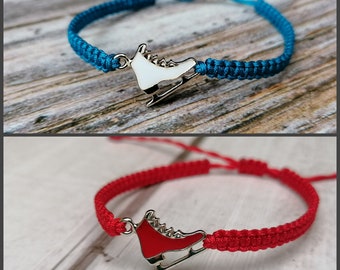 29 Colours, Ice Skating Bracelet, Figure Skating Bracelet, Ice Skates Bracelet, Great Gift, Small Ice Skating