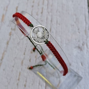 34 Colours, Wildflowers Bracelet, Thistle Bracelet, Scottish Thistle Bracelet, Scotland Gifts