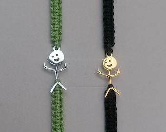 Pulsera para el dedo medio (35 colores), divertida, regalo divertido, pulsera de broma, regalo