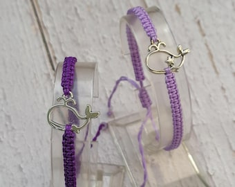 35 Colours, Whale Bracelet, Whale Wish Bracelet, Life Environmental Gift, Friendship Bracelet, Whale Love, Ocean
