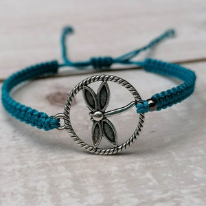 34 Farben, Libellen Armband, Libellen Krafttier, Freundschaftsarmband, verstellbares Armband, Naturliebe Armband, Bester Freund Geschenk