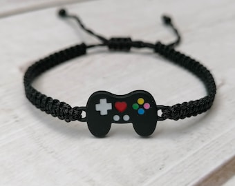 35 Colours, Game Controller Bracelet, Gamer Bracelet, Game Controller Gift, Teenage Gifts