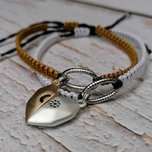 Couples and Friends Magnetic Heart Chain Link Bracelets in Gold