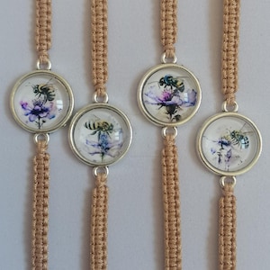 34 Colours, Honey Bee Bracelet, Bee Bracelet, Bee Friendship, Cute Modern Bracelet, Bumblebee Bracelet, Bee Happy, Gifts For Her (B-49)
