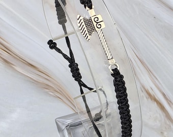 35 Colours, Axe Bracelet, Minoan Axe Bracelet, Camping Gifts for Survivalist Bracelet, Viking Bracelet, Axe Throwing, Bushcraft