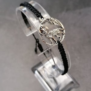 34 Colours, For Men And Women Bracelet, Wolves Bracelet Gift,  Wolf Jewellery, Best Friend Gift Wolf, Lone Wolf, Friendship Bracelet