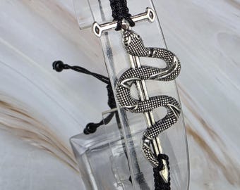 35 Colours, Snake Bracelet, Serpent Jewellery, Friendship Bracelet, Snake Lover Gift, Reptile Bracelet.