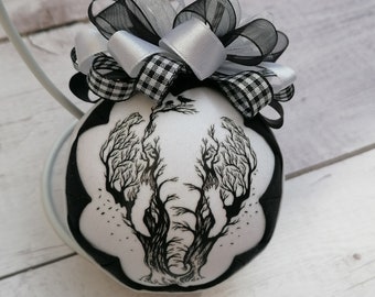 Quilted No-Sew Ornament, Elephant Ornament