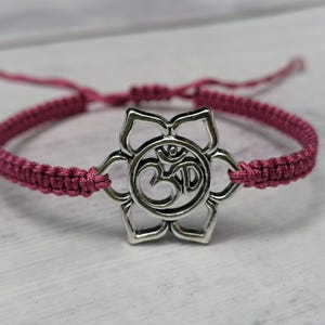 34 Colours, Om Meditation Bracelet, Om Bracelet, Yoga Jewellery, Spiritual Jewellery