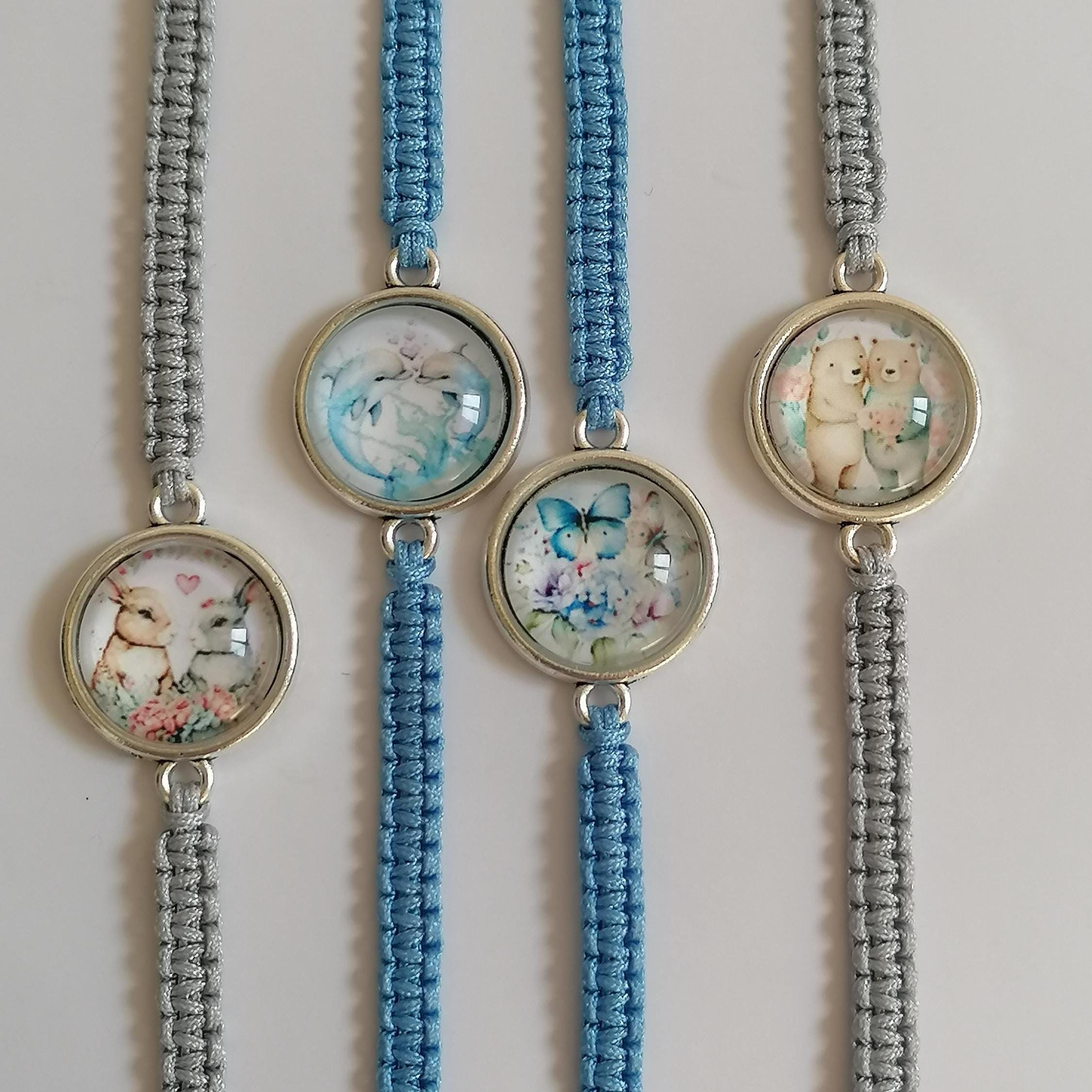 35 Colours, Bunny, Butterfly, Bird, Bears, Dolphins, Owls Love Bracelets, Friendships Bracelet (A-58