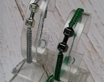 34 Colours, Dumbbell Bracelet, Dumbbell Charm Bracelet, Men&#39;s - Women  Bracelet, Gift For Man And Women, Weight Lifting CrossFit Fitness.