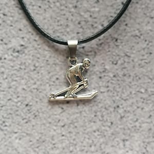 Skiing, Skiing Necklace, Ski jewellery, Winter Sports Necklace, Alpine skiing, Gift for Skier, Ski jumping