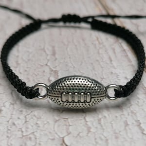 34 Colours, American Football Bracelet, Rugby Bracelet, Rugby Team Gift, Rugby Fans,  Rugby Lover
