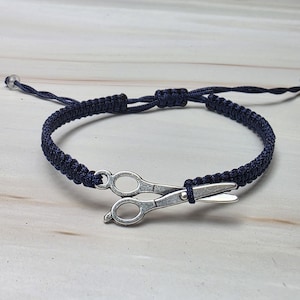 35 Colours, Scissors Bracelet, Hairdresser Jewellery, Great Gift, Hairdresser gift