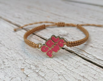 35 Colours, GRL PWR, Girl Power Bracelet, Girl Power Wish Bracelet, Friendship Bracelet