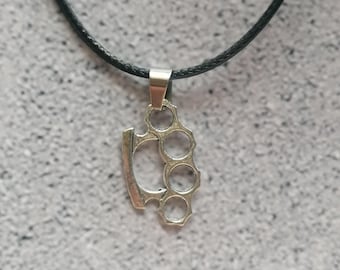Knuckles Necklace, Knuckles, Pendant Men - Women, Fighter, Pair Of Knuckles Pendant, Knuckles Gift